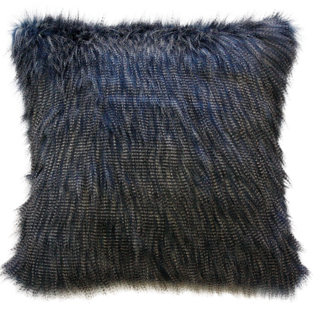 Heirloom Exotic Faux Fur - Cushion / Throw  - Dark Pheasant image 3